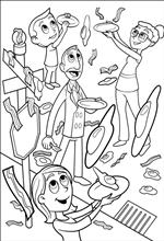 coloring page Cloudy with a Chance of Meatballs
